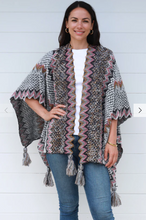 Load image into Gallery viewer, Knitted Cape / Wrap Scarf
