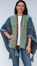 Load image into Gallery viewer, Knitted Cape / Wrap Scarf
