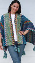 Load image into Gallery viewer, Knitted Cape / Wrap Scarf
