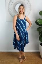 Load image into Gallery viewer, Mid Length Montego Dress Nirvana Print

