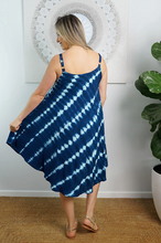 Load image into Gallery viewer, Mid Length Montego Dress Nirvana Print
