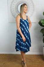 Load image into Gallery viewer, Mid Length Montego Dress Nirvana Print
