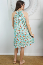 Load image into Gallery viewer, Short Chloe Dress Patchouli Print
