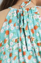 Load image into Gallery viewer, Short Chloe Dress Patchouli Print
