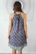 Load image into Gallery viewer, Short Chloe Dress Dahlia Print
