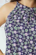 Load image into Gallery viewer, Short Chloe Dress Dahlia Print
