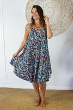 Load image into Gallery viewer, Mid Length Montego Dress Sierra Print
