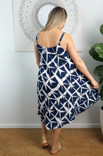 Load image into Gallery viewer, Mid Length Montego Dress Hampshire Print
