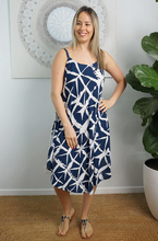Load image into Gallery viewer, Mid Length Montego Dress Hampshire Print
