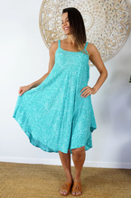 Load image into Gallery viewer, Mid Length Montego Dress Kerala Print
