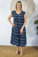 Load image into Gallery viewer, Costa Rica Dress Katmandu Print
