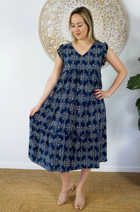 Costa Rica Dress Katmandu Print