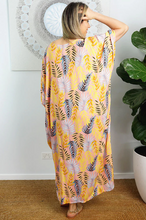 Load image into Gallery viewer, Premium Long Kaftan Dress Kavieng Print
