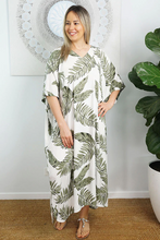 Load image into Gallery viewer, Premium Long Kaftan Dress Maui Print
