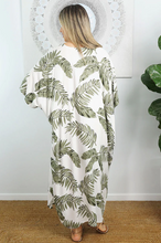 Load image into Gallery viewer, Premium Long Kaftan Dress Maui Print
