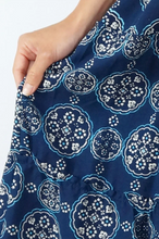 Load image into Gallery viewer, 3/4 Tie Up Smock Dress Katmandu Print
