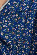 Load image into Gallery viewer, 3/4 Tie Up Smock Dress Starflower Print
