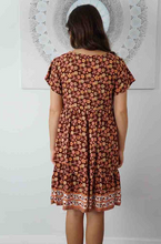 Load image into Gallery viewer, Kiki Baby Doll Dress Dahlia Print
