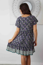 Load image into Gallery viewer, Kiki Baby Doll Dress Dahlia Print
