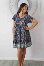Load image into Gallery viewer, Kiki Baby Doll Dress Dahlia Print
