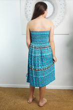 Load image into Gallery viewer, Short Smock Dress New Tuscany Print

