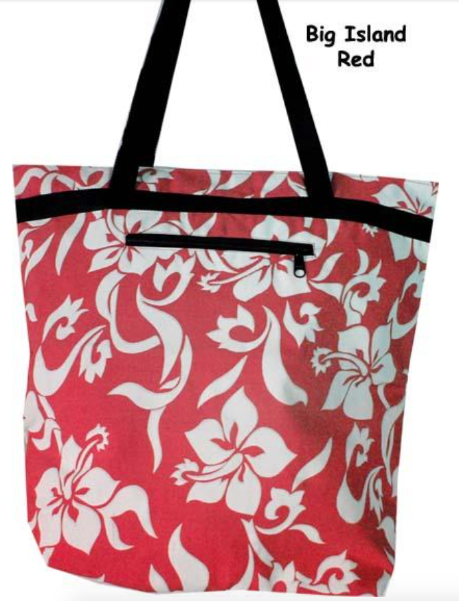 Big Island Print Tote Bag