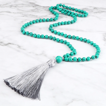 Load image into Gallery viewer, Hand Knotted Semi-Precious Stone Bead Long Necklace

