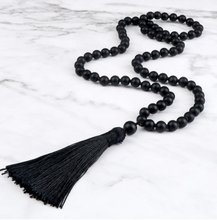 Load image into Gallery viewer, Hand Knotted Semi-Precious Stone Bead Long Necklace

