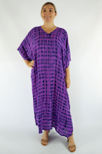 Load image into Gallery viewer, Long Kaftan Dress Teardrop Print
