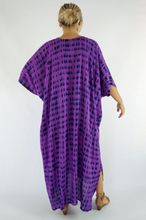 Load image into Gallery viewer, Long Kaftan Dress Teardrop Print
