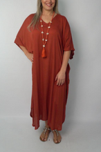 Load image into Gallery viewer, Long Kaftan Dress Plain
