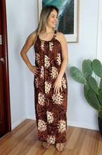Load image into Gallery viewer, Long Magnum Dress Orchids Print
