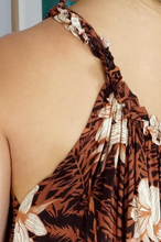 Load image into Gallery viewer, Long Magnum Dress Orchids Print
