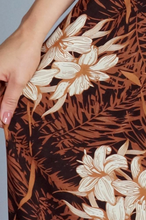 Load image into Gallery viewer, Long Magnum Dress Orchids Print
