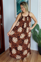 Load image into Gallery viewer, Long Magnum Dress Orchids Print
