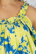 Load image into Gallery viewer, Long Magnum Dress Spot Flower Print
