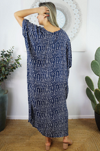 Load image into Gallery viewer, Long Kaftan Dress Jellybean Print
