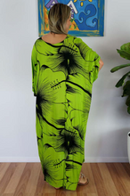 Load image into Gallery viewer, Long Kaftan Dress Outline Print
