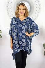 Load image into Gallery viewer, Short Tunic Sunflower Print
