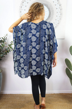 Load image into Gallery viewer, Short Tunic Sunflower Print

