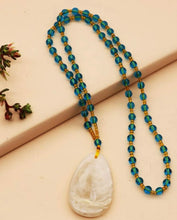 Load image into Gallery viewer, Water-drop Glass Bead Long Necklace
