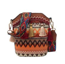 Load image into Gallery viewer, Boho Crossbody Tassel Bag
