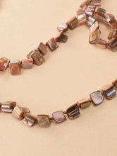 Load image into Gallery viewer, Hand Knotted Shell Bead Long Necklace
