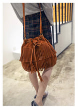 Load image into Gallery viewer, Boho Crossbody Fringe Bag
