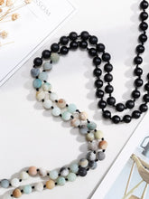 Load image into Gallery viewer, Hand Knotted Semi-Precious Stone Bead Long Necklace
